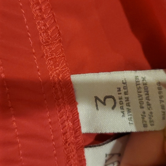 Zenergy Chicos Womans Fuchsia Pink Elastic Waist Zipper Lightweight Skirt Sz 3 - Picture 7 of 8